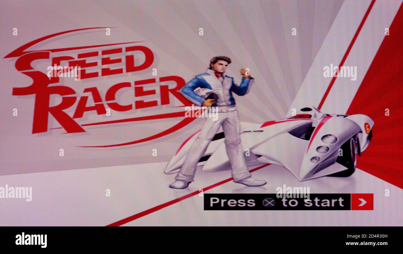 Speed Racer - Sony PlayStation 2 PS2 - uso editoriale solo Foto Stock