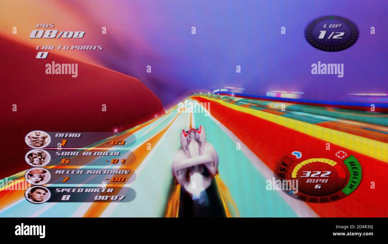 Speed Racer - Sony PlayStation 2 PS2 - uso editoriale solo Foto Stock