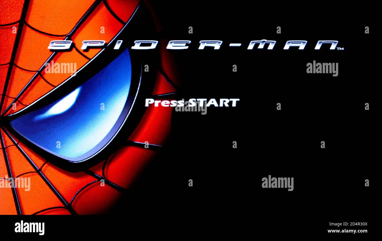 Spider-Man - Sony PlayStation 2 PS2 - solo per uso editoriale Foto Stock