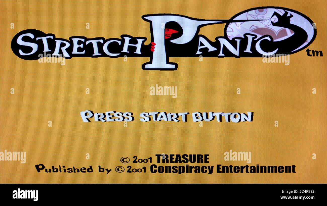 Stretch Panic - Sony PlayStation 2 PS2 - utilizzo editoriale solo Foto Stock