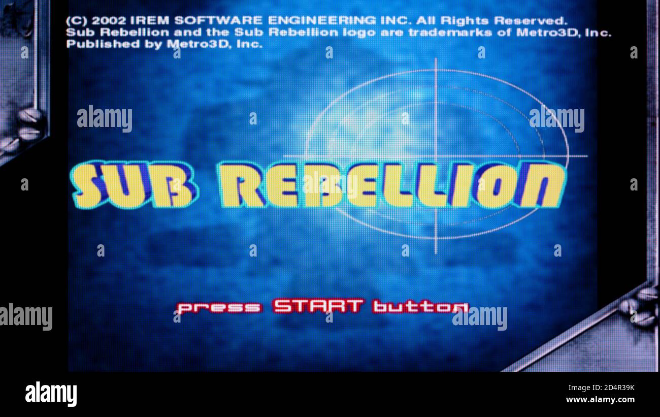 Sub Rebellion - Sony PlayStation 2 PS2 - uso editoriale solo Foto Stock