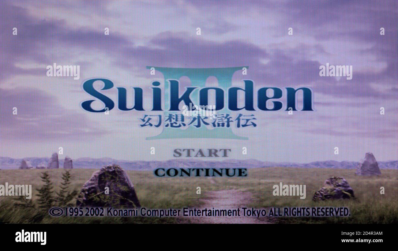 Suikoden II - Sony PlayStation 2 PS2 - uso editoriale solo Foto Stock