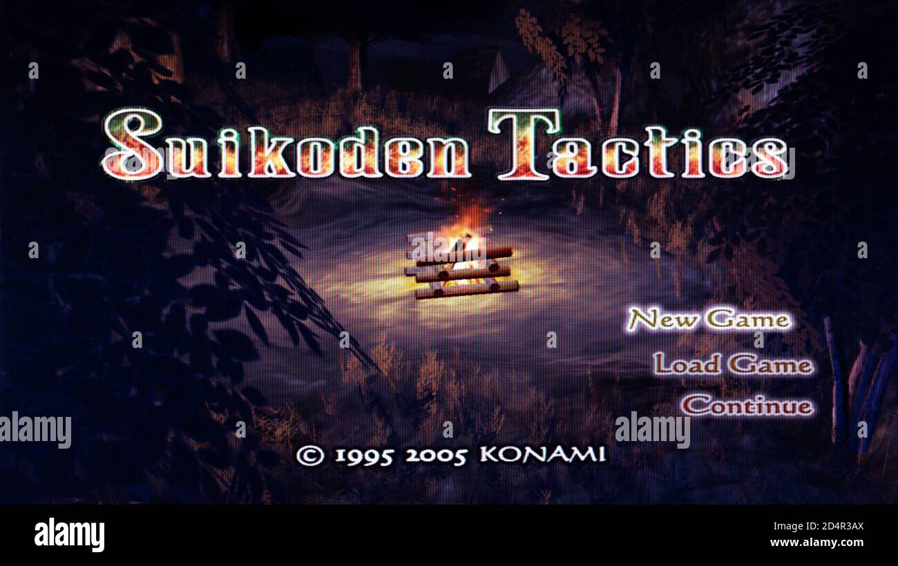 Suikoden Tactics - Sony PlayStation 2 PS2 - utilizzo editoriale solo Foto Stock