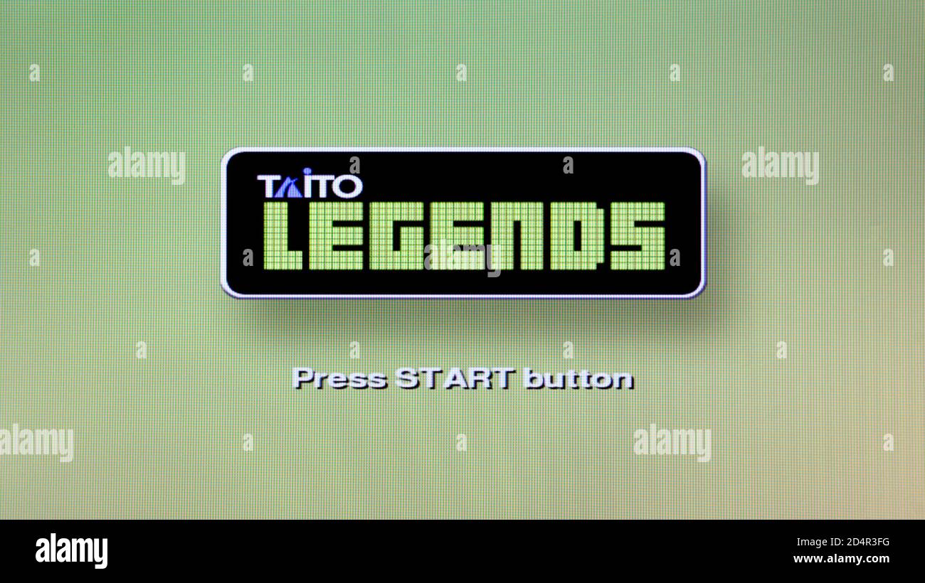 Taito Legends - Sony PlayStation 2 PS2 - utilizzo editoriale solo Foto Stock