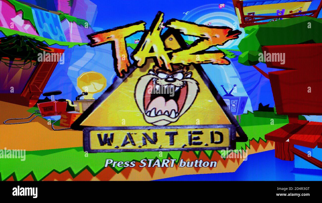 Taz - Wanted - Sony PlayStation 2 PS2 - Editoriale utilizzare solo Foto Stock