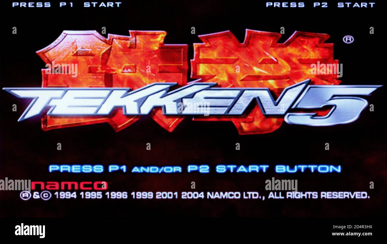 Tekken 5 - Sony PlayStation 2 PS2 - uso editoriale solo Foto Stock