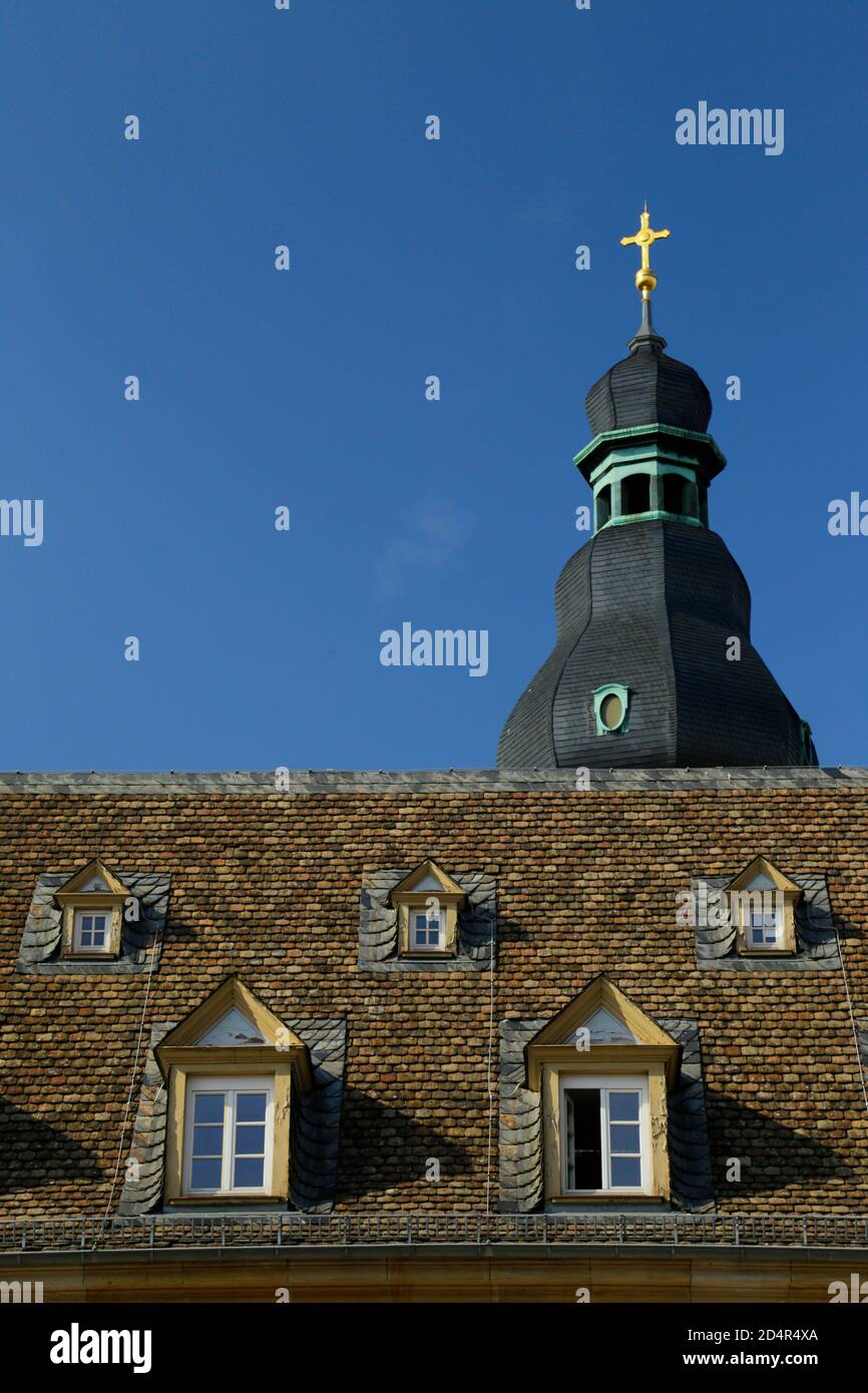Speyer, storica città bavarese, Germania. Foto Stock