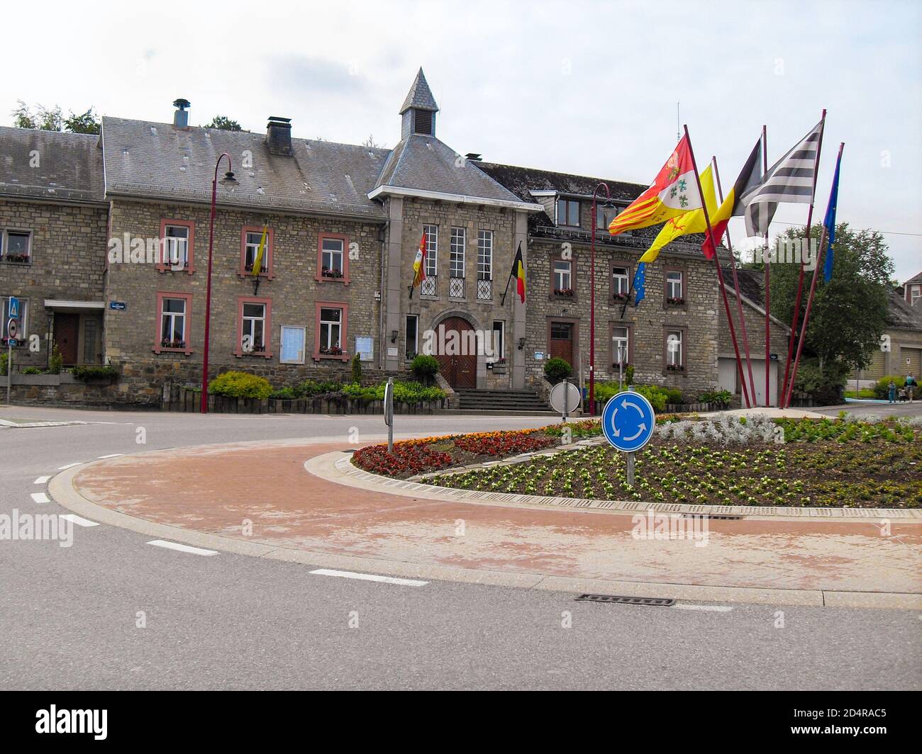 L'hôtel de ville de Waimes, Province de Liegi, Wallonie, Belgique Foto Stock