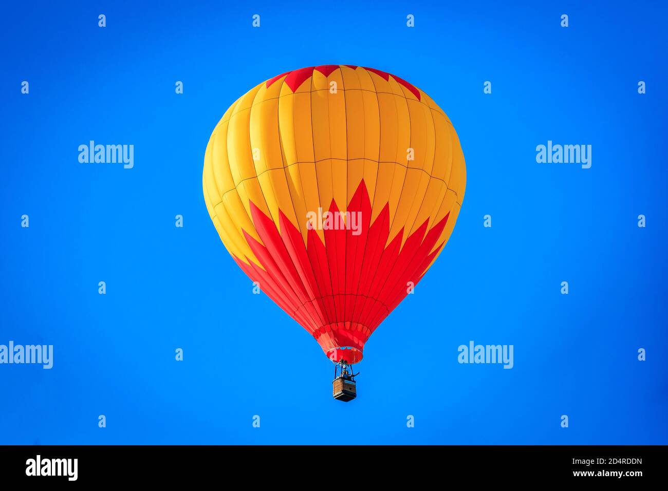 Voli in mongolfiera su Oklahoma City Foto Stock