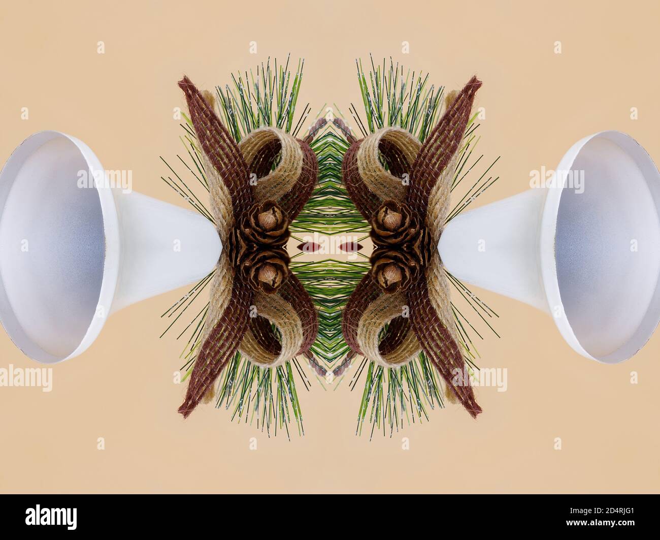 Buon Natale, spazio per scrivere il testo, sfondo pieno di colori, biglietto di auguri di vacanza design, su sfondo luminoso Foto Stock