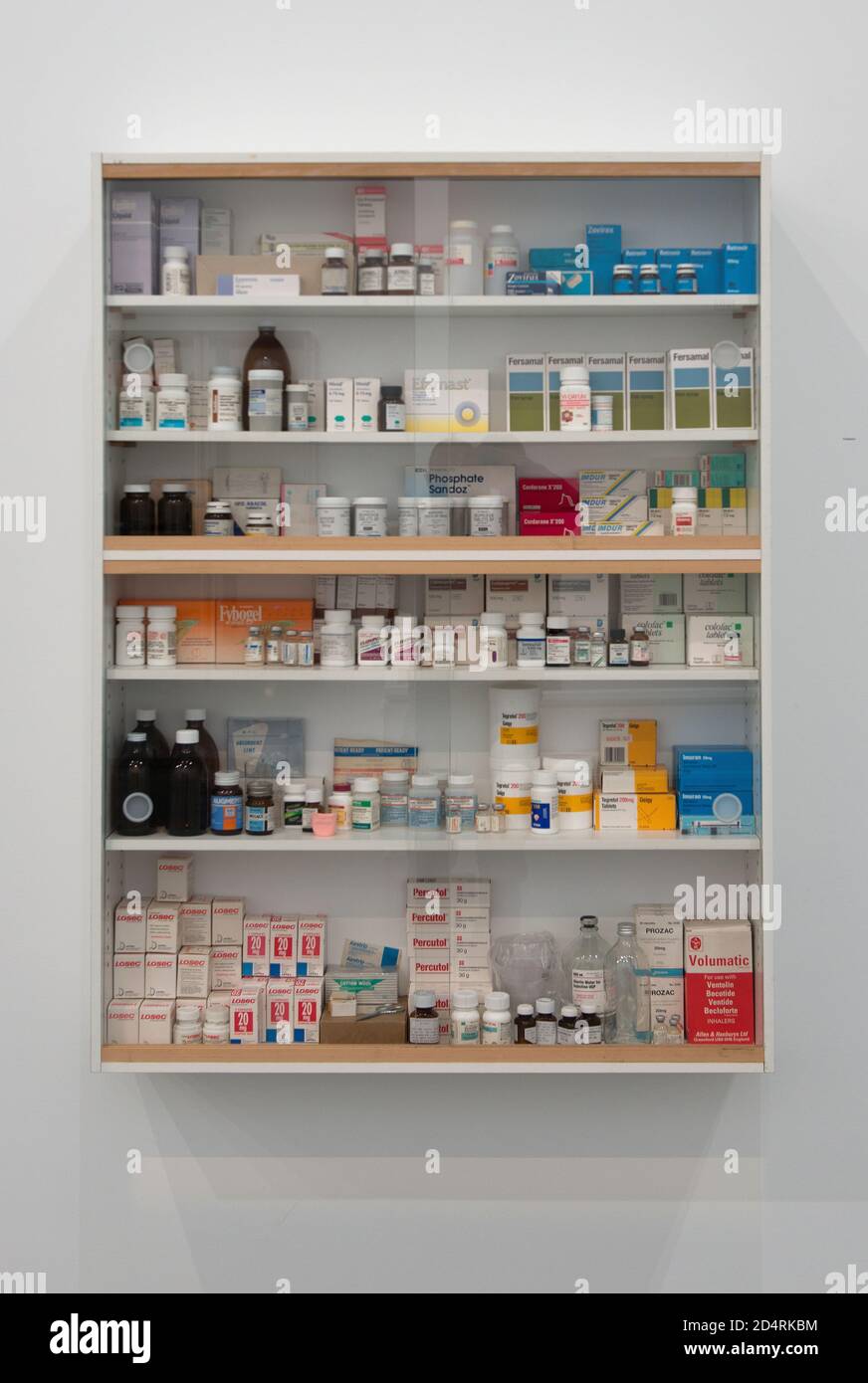 Damien Hirst gabinetto medicina Newport Street gallery Foto Stock