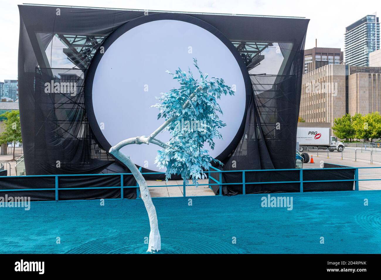 Lunar Garden al "Nuit Blanche" Arts and Culture Festival di Toronto, Canada, 2019 Foto Stock