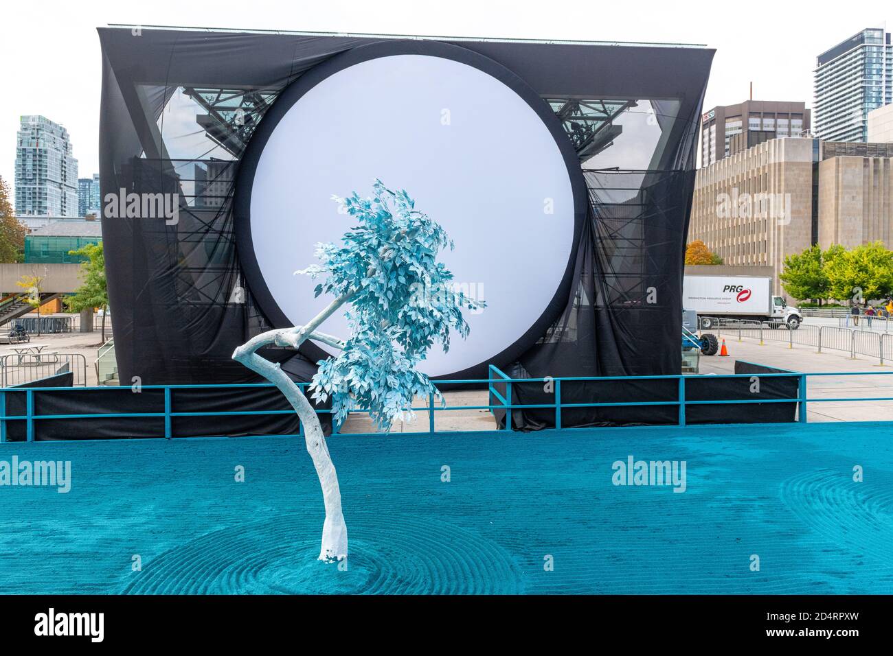 Lunar Garden al "Nuit Blanche" Arts and Culture Festival di Toronto, Canada, 2019 Foto Stock