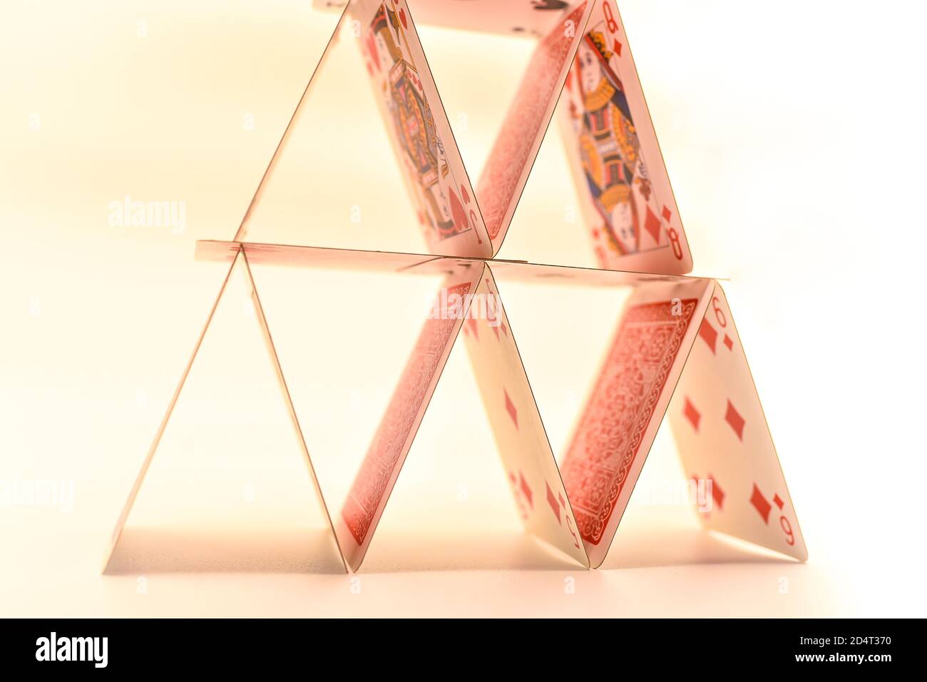 House of cards Foto Stock