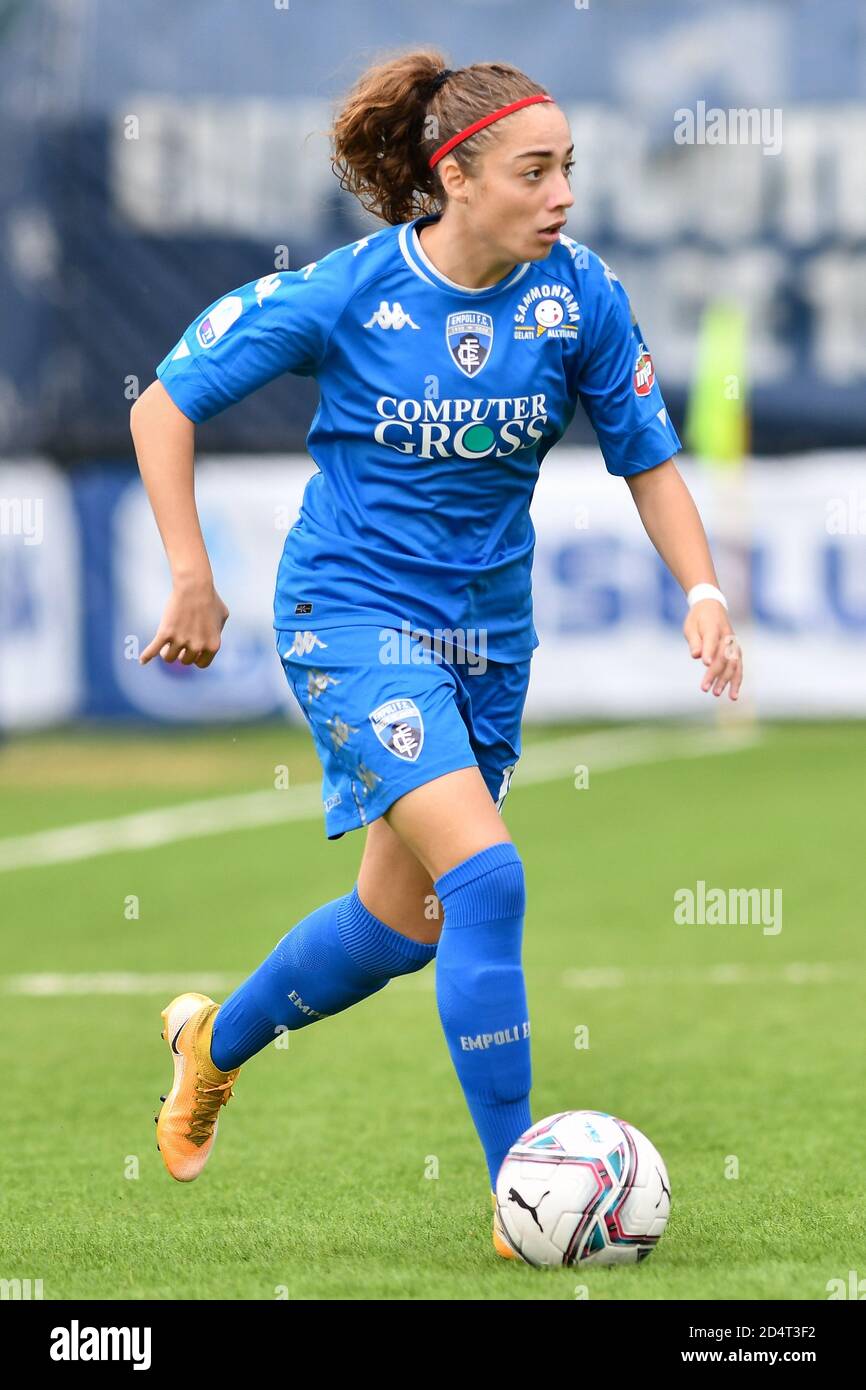 Enedetta Glionna (Empoli Ladies) durante Empoli Ladies vs AC Milan, Campionato Italiano di Calcio Serie A Donna, empoli, Italia, 10 Oct 2020 Credit: LM/li Foto Stock