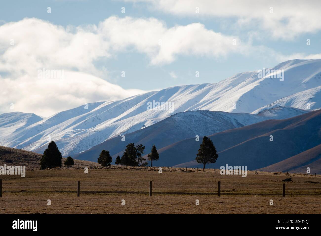 Hawkdun Range, vicino a St Bathans, Otago, Isola del Sud, Nuova Zelanda Foto Stock