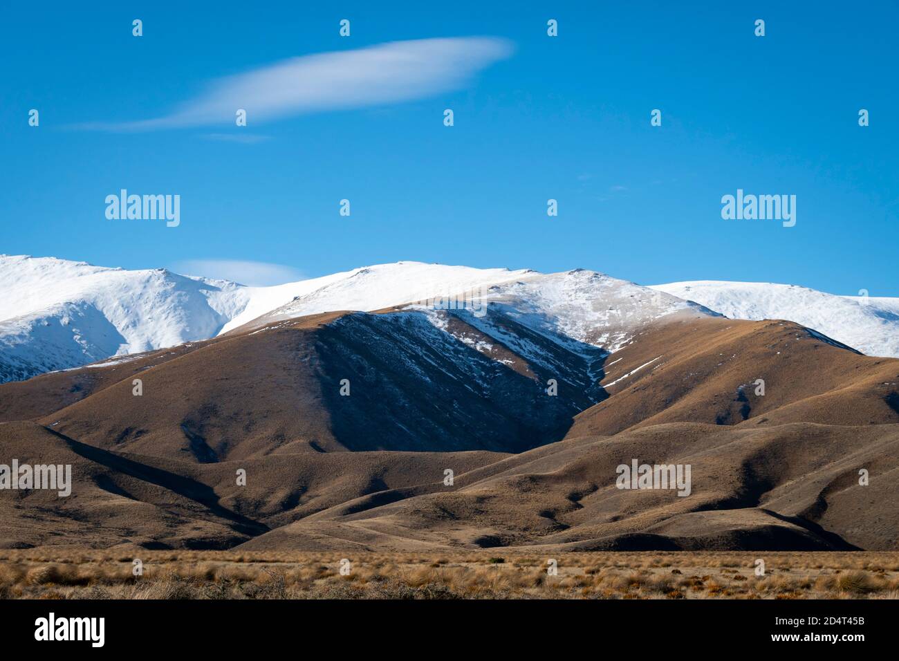 Hawkdun Range, vicino a St Bathans, Otago, Isola del Sud, Nuova Zelanda Foto Stock