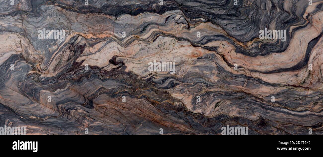 Pietra marrone o sfondo di roccia e consistenza. Foto Stock