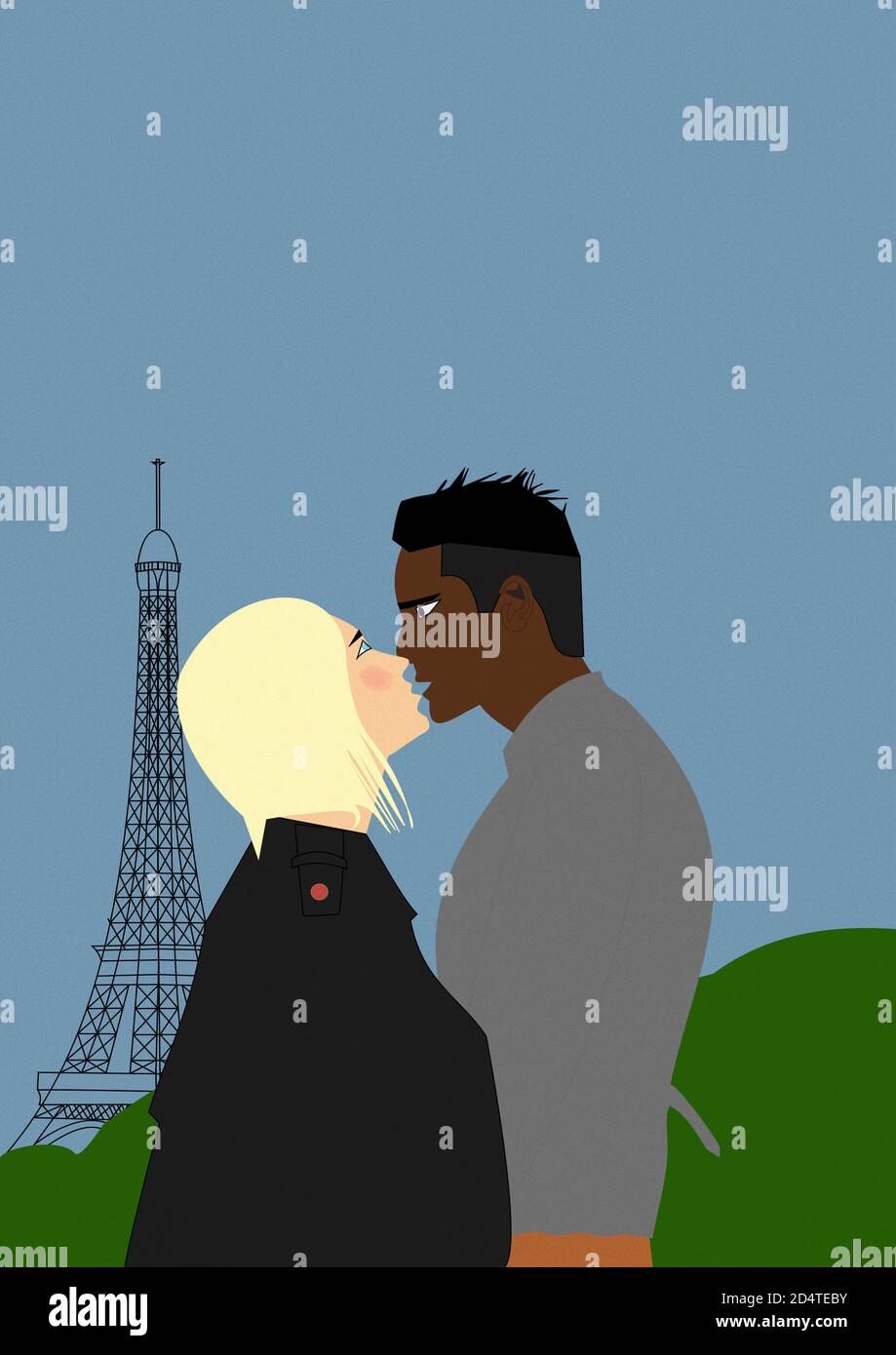 Coppia di innamorati. Foto Stock