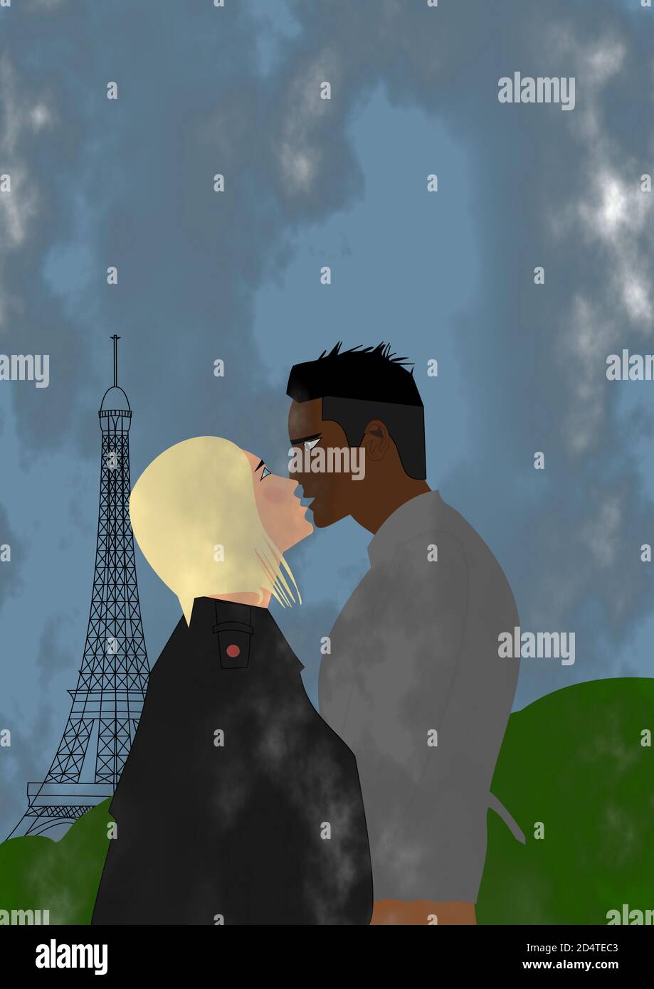 Coppia di innamorati. Foto Stock