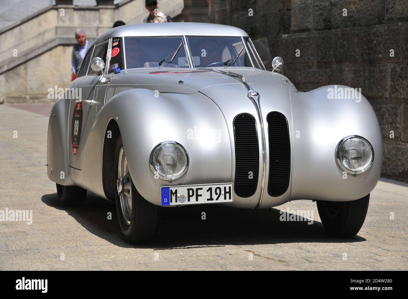 verona, italia, 13 maggio 2011, mille miglia, rallye auto storica Foto Stock