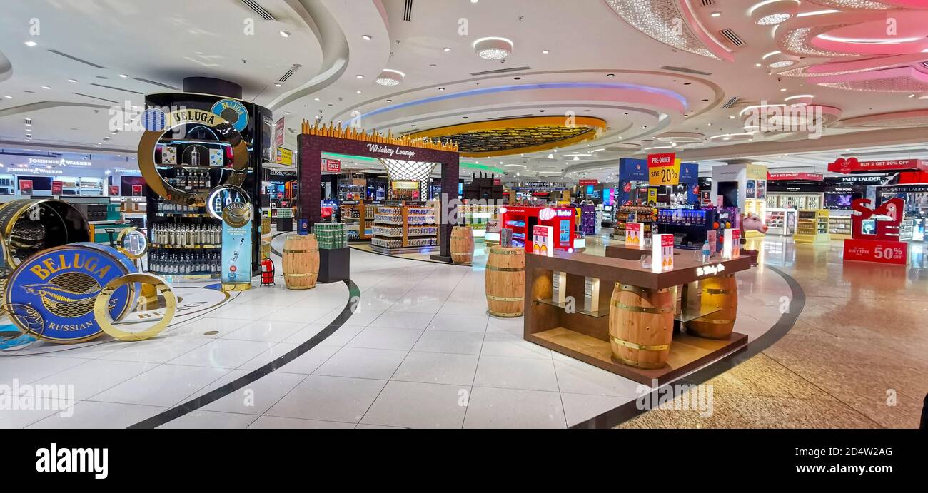 PIANI VUOTI, A VUOTO DUTY FREE Foto Stock