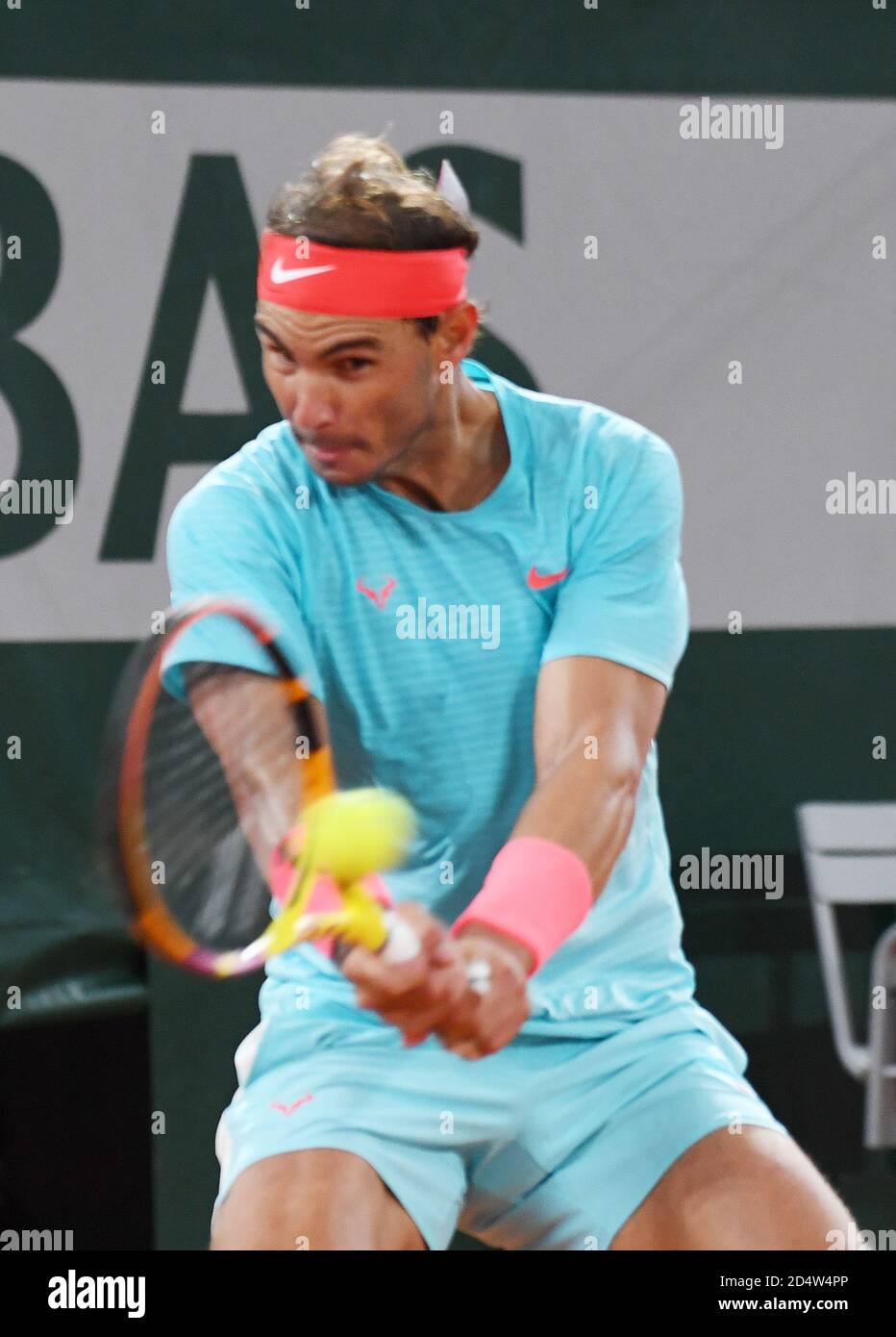 Parigi, Francia. 11 Ott 2020. Roland Garros Paris French Open 2020 Day 15 111020 Rafael Nadal (ESP) in Mens Singles Final Credit: Roger Parker/Alamy Live News Foto Stock