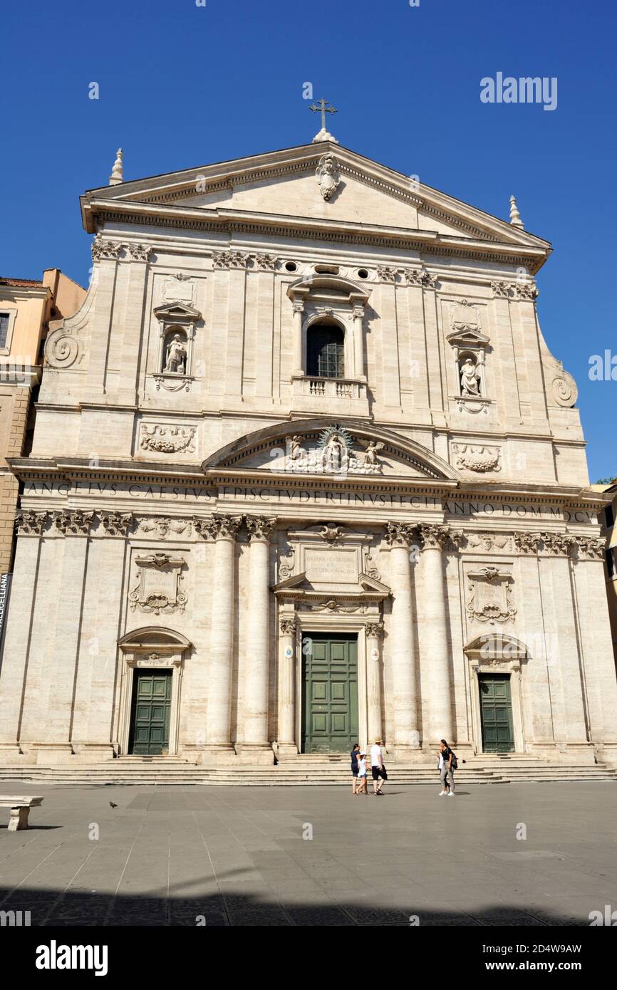 Italia, Roma, chiesa di Santa Maria in Vallicella (Chiesa nuova) Foto Stock