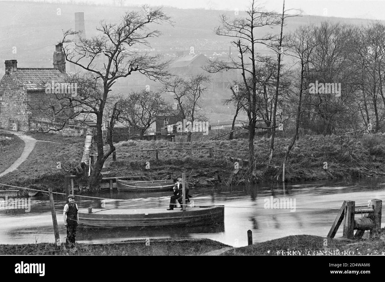 Traghetto Conisbrough Foto Stock