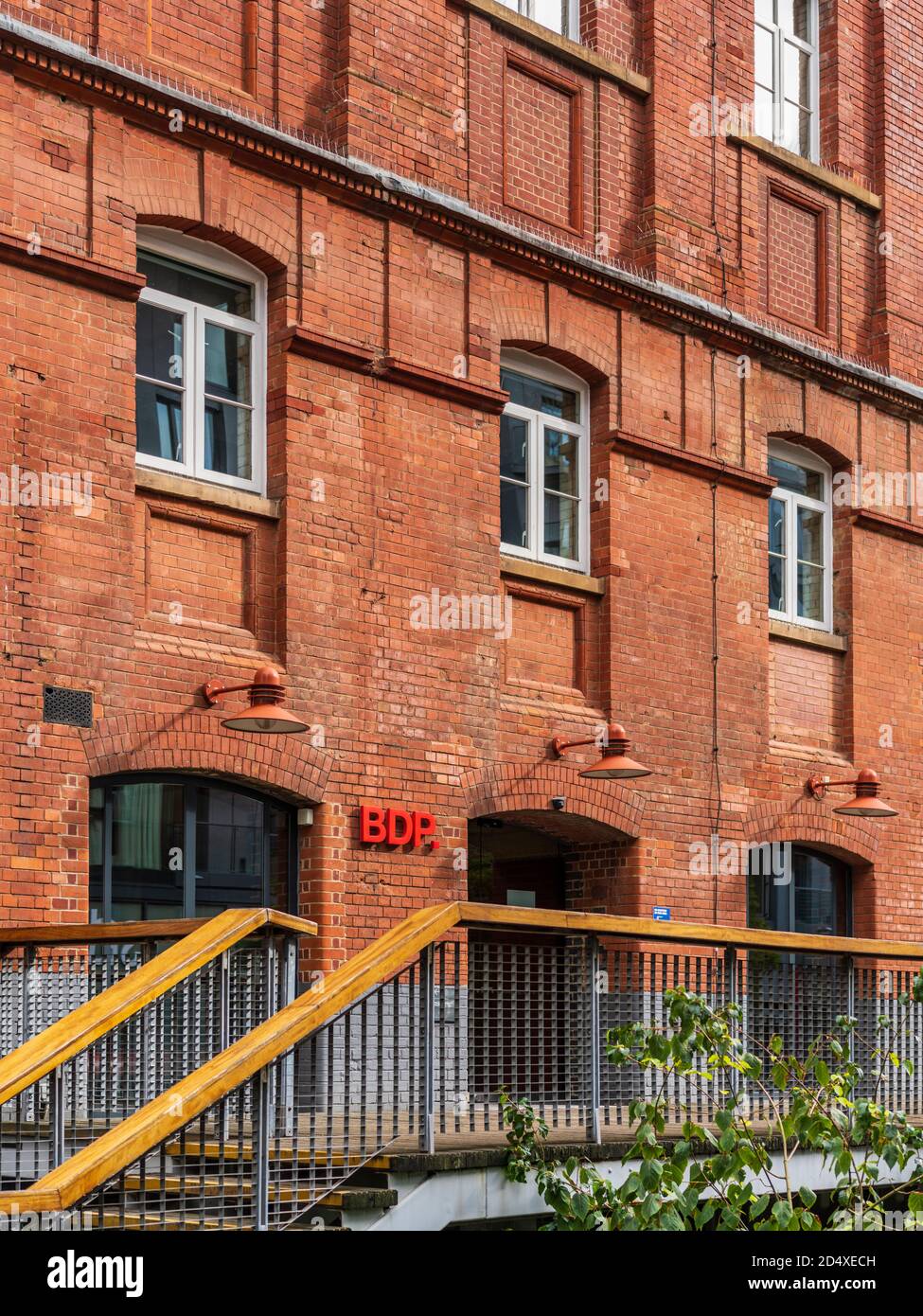 BDP Architects Offices 16 Brewhouse Yard, Clerkenwell, Londra. Gli uffici sono una fabbrica di birra convertita. Foto Stock