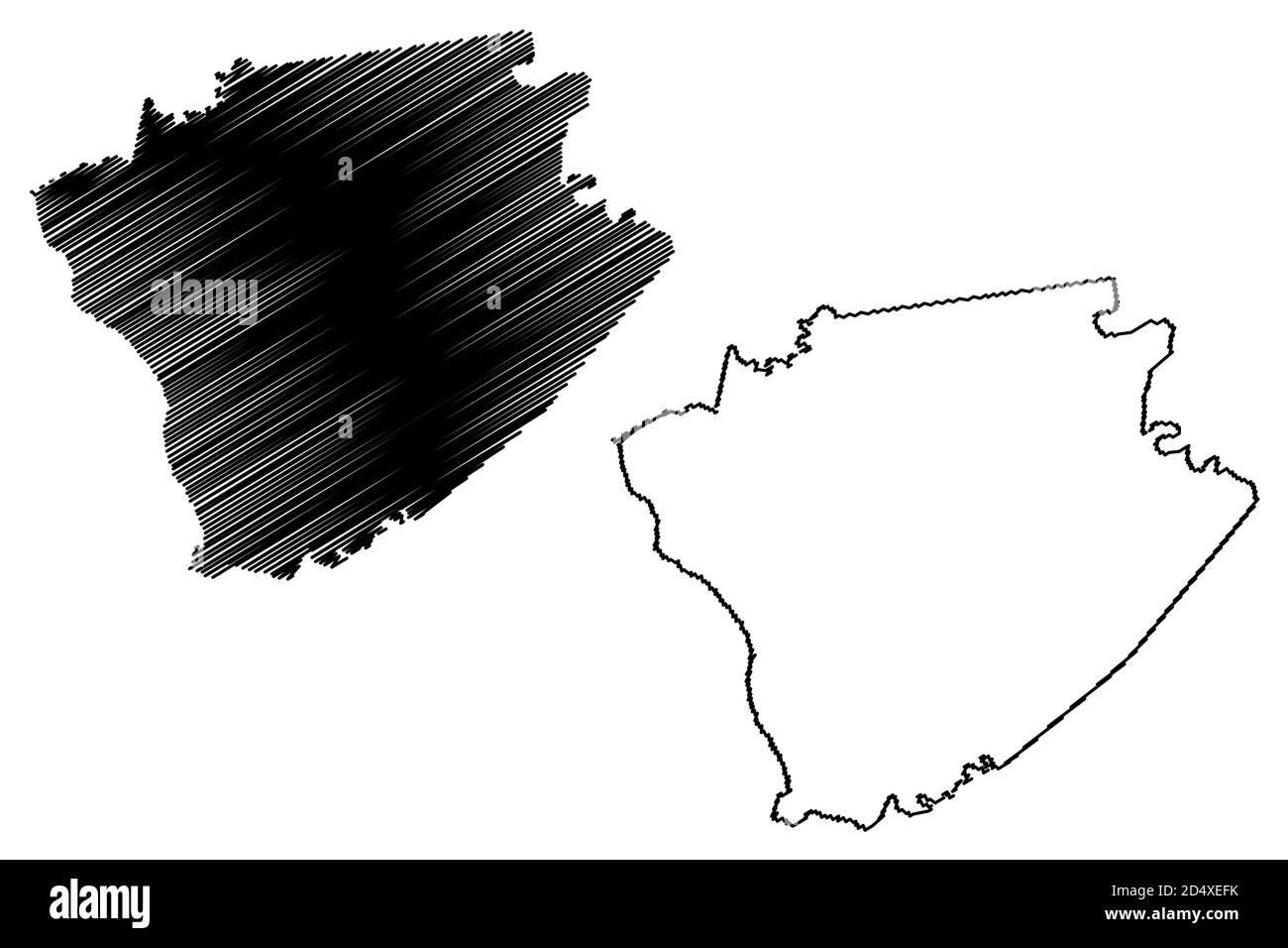Harrison County, Kentucky (Stati Uniti, Stati Uniti d'America, Stati Uniti, Stati Uniti, Stati Uniti) mappa vettoriale illustrazione, scrimble schizzo mappa Harrison Illustrazione Vettoriale