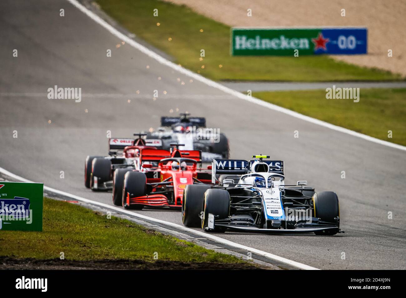 Nurburg, Germania. 11 Ottobre 2020. 06 LATIFI Nicholas (CAN), Williams Racing F1 FW43, azione durante la Formula 1 Aramco Grosser Preis Der Eifel 2020, Gran Premio di Eifel, dal 9 al 11 ottobre 2020 sul N.rburgring, a N.rburg, Germania - Foto Antonin Vincent / DPPI Credit: LM/DPPI/Antonin Vincent/Alamy Live News Foto Stock