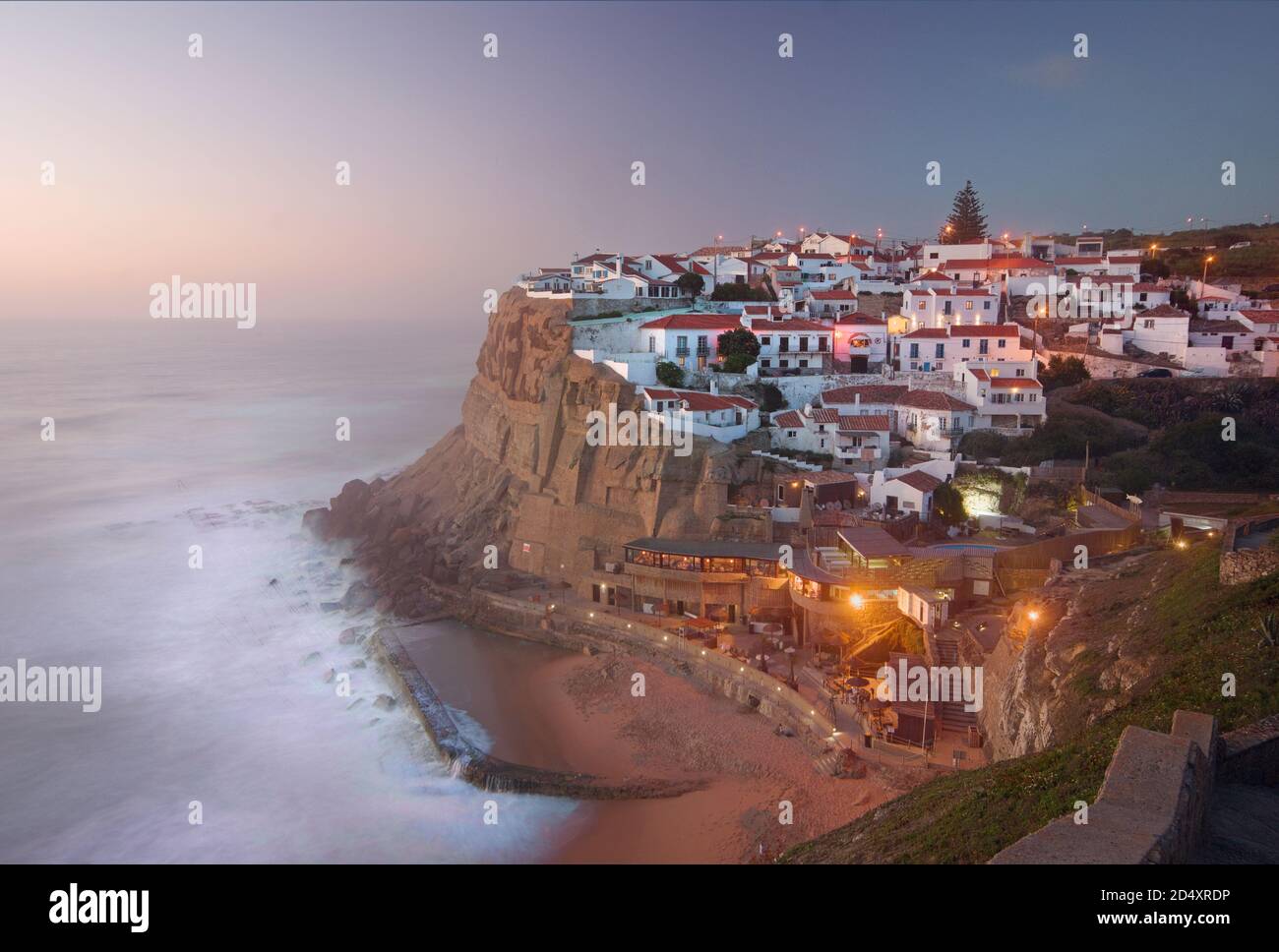 Azenhas do Mar, Sinttra, Portogallo Foto Stock