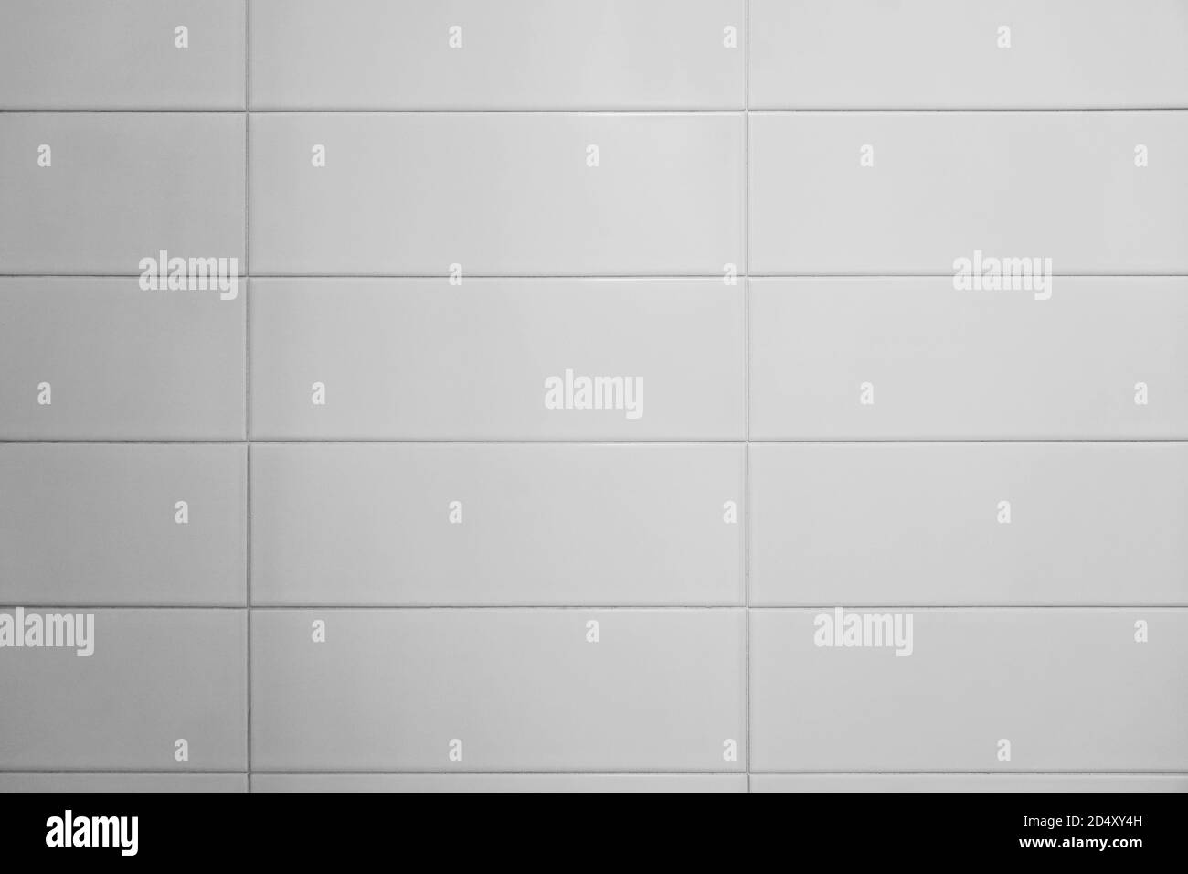 Piastrelle bianche senza cuciture per il bagno. Pattern, texture mattone  per sfondo Foto stock - Alamy