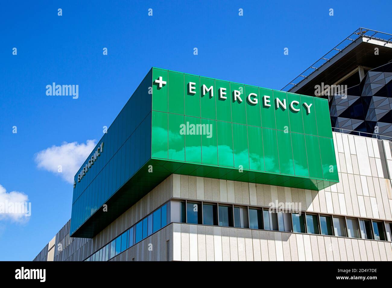 Perth, Australia - 5 settembre 2020: Firma del dipartimento di emergenza al Fiona Stanley Hospital di Murdoch Foto Stock