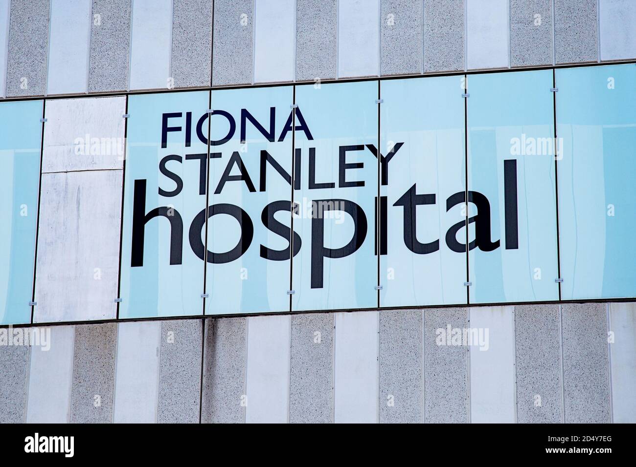 Perth, Australia - 5 settembre 2020: Fira Stanley Hospital segno sul muro Foto Stock