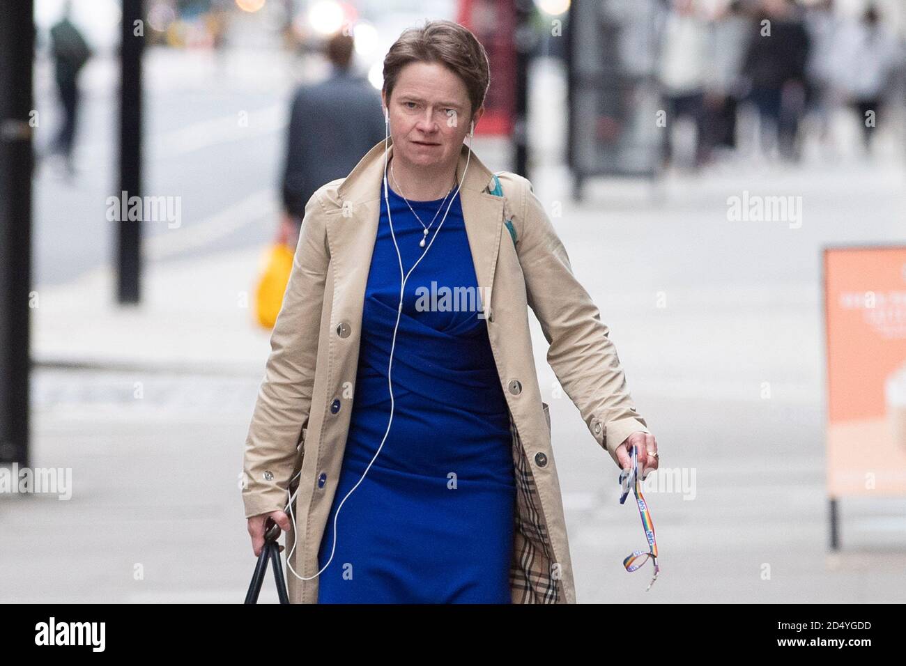 La baronessa Diana Mary ‘Dido’ Harding arriva al lavoro questa mattina presso il Dipartimento per la Salute, nel centro di Londra, il 12 ottobre 2020. Come EXECUT Foto Stock