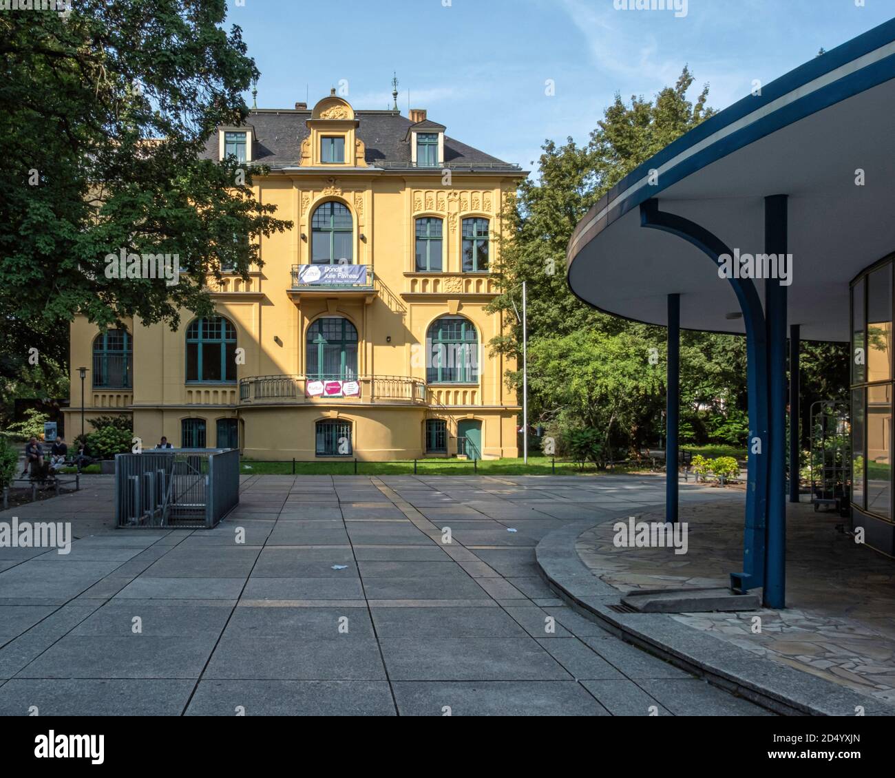 Berlino, la Villa Schwartzsche. Edificio storico, ora un'istituzione culturale pubblica di Steglitz-Zehlendorf che ospita mostre, concerti e teatro Foto Stock