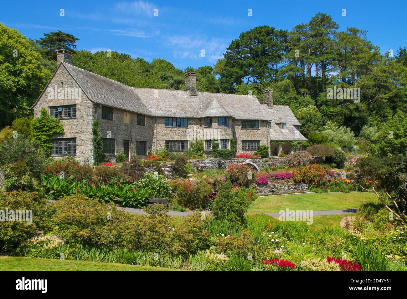 Coleton Fishacre un giardino e una casa gestita dalla National Trust nelle arti e mestieri stile, Kingswear, Devon, Inghilterra Foto Stock