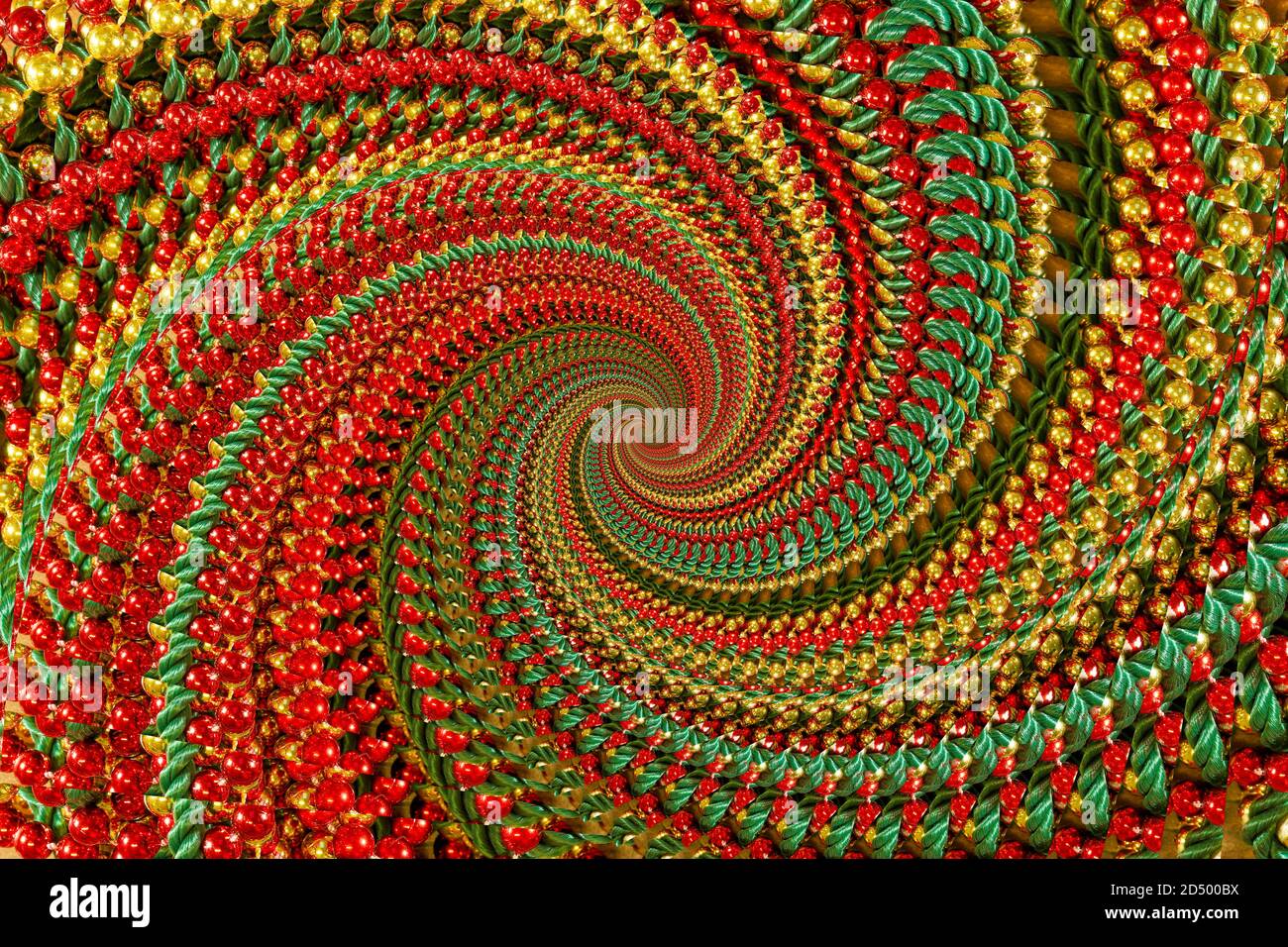 Sfondo astratto del vortice di filatura a spirale multicolore Foto Stock