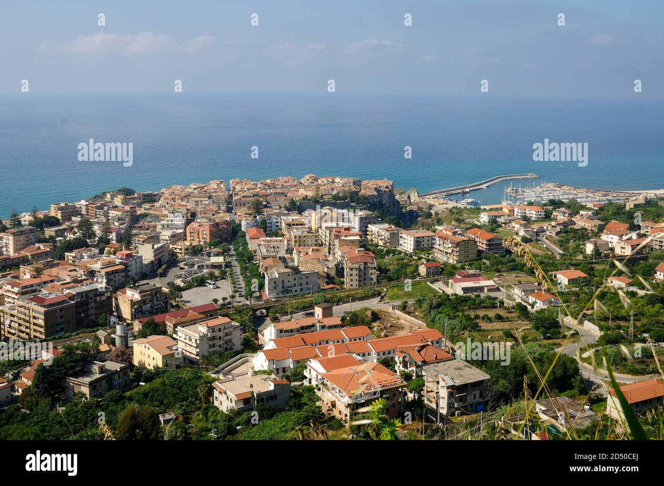 Italia Calabria Tropea - vista Foto Stock