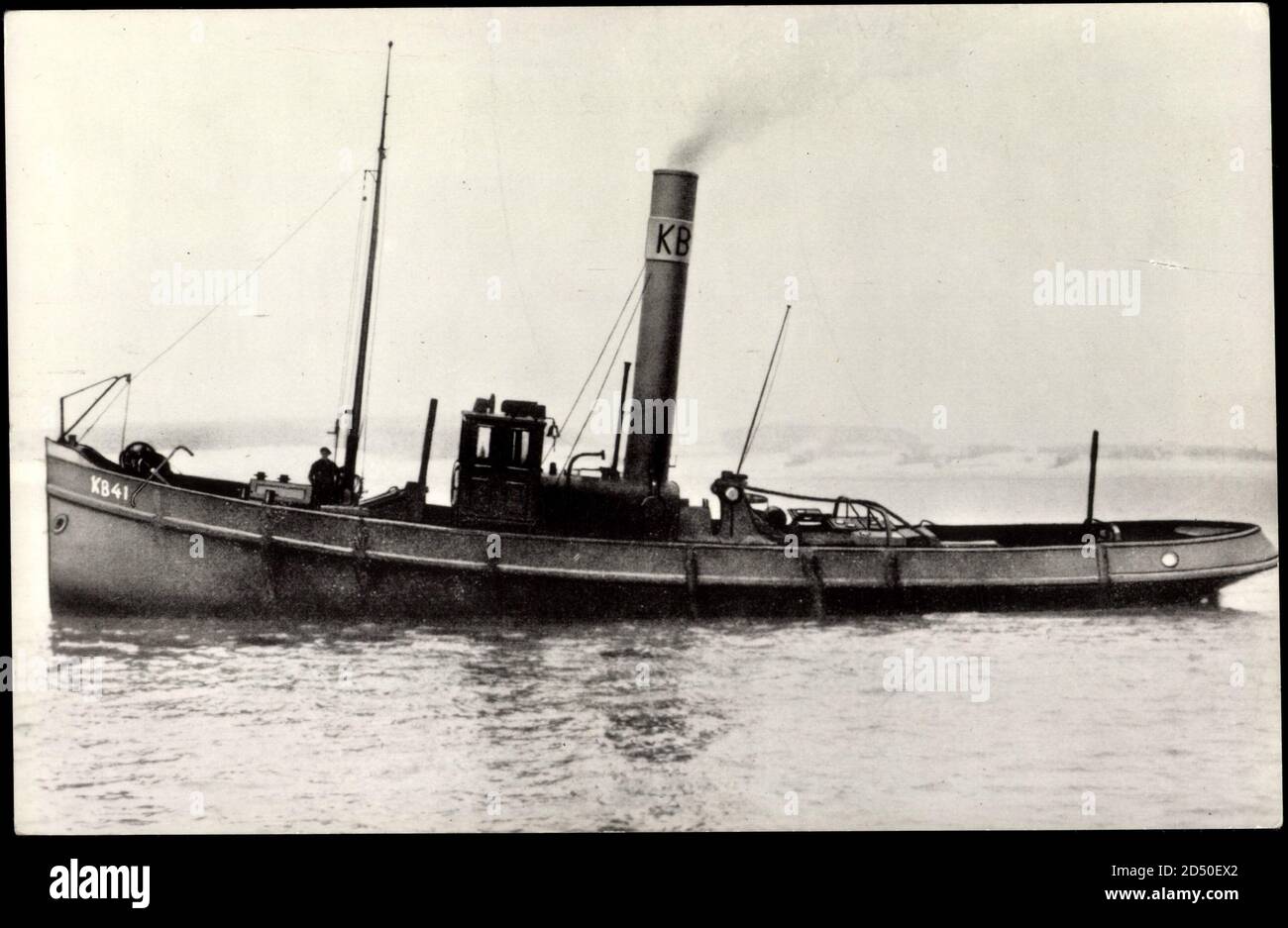 Kutter auf Seefahrt, KB 41, Fischerboot, Dampfer, Niederlande | utilizzo in tutto il mondo Foto Stock