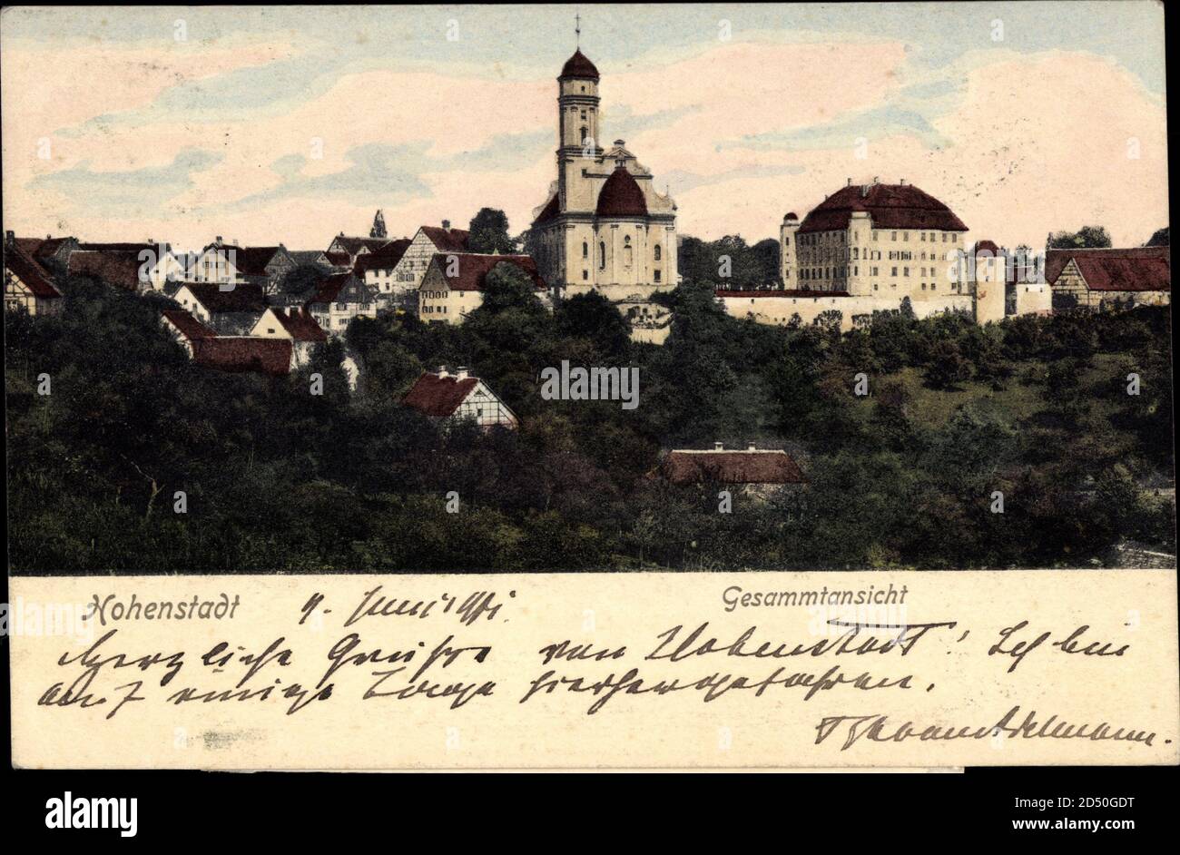Záb?eh Hohenstadt an der March Region Olmütz, Schloss, Graf Adelmann | utilizzo in tutto il mondo Foto Stock