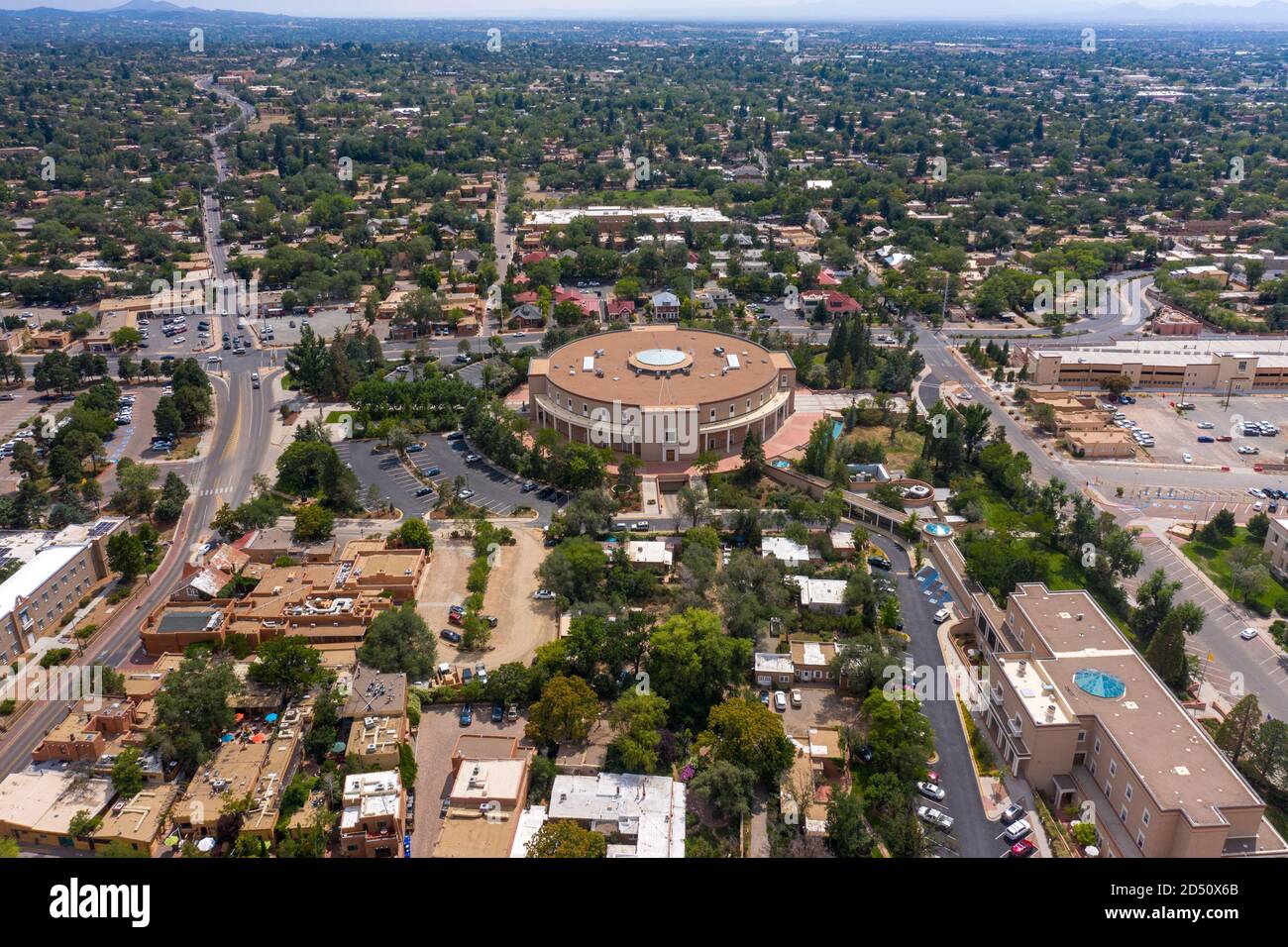 New Mexico state Capitol Building, Santa Fe, New Mexico, USA Foto Stock