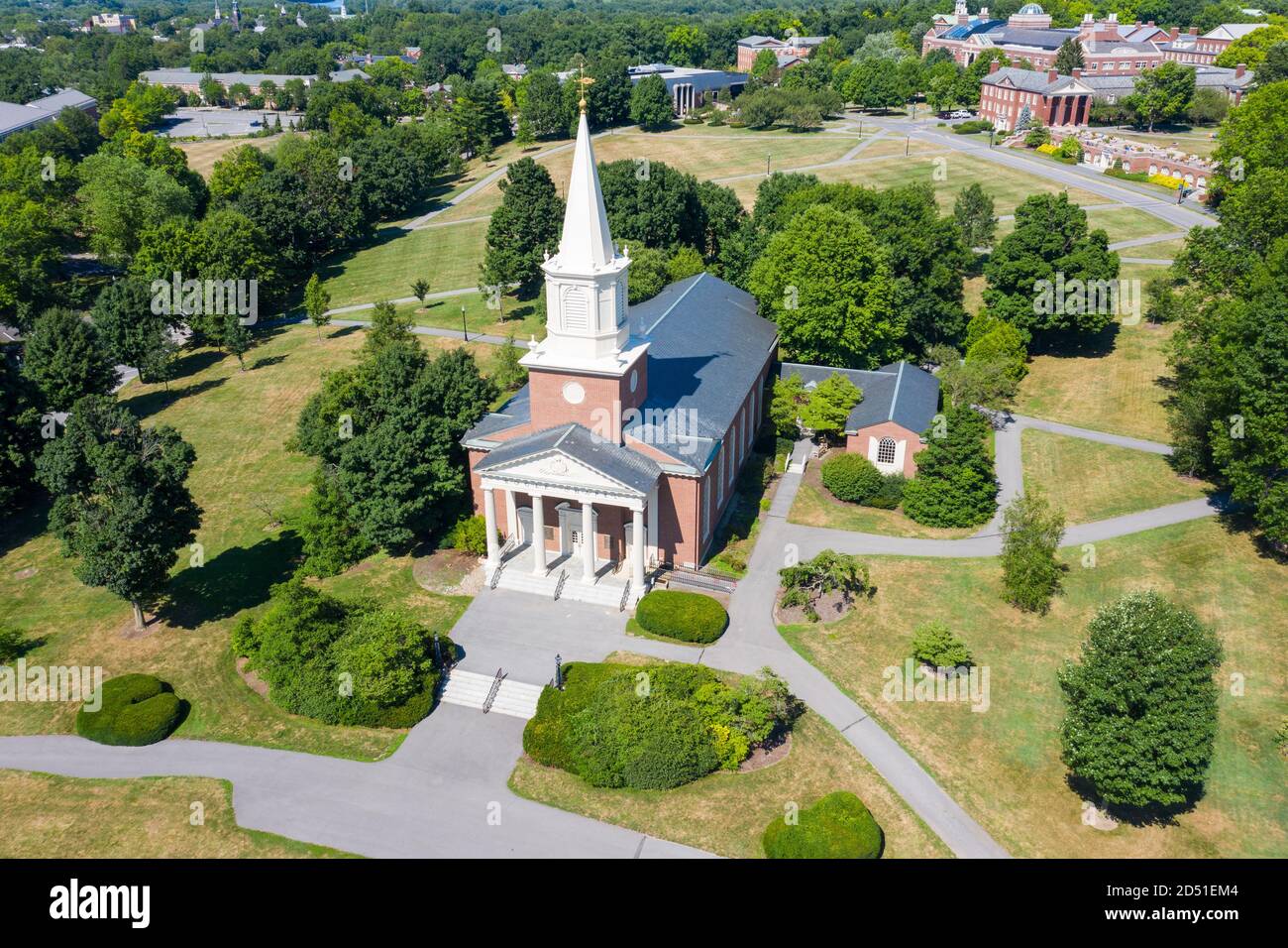 Rooke Chapel, Bucknell University, Lewisburg, Pennsylvania Foto Stock