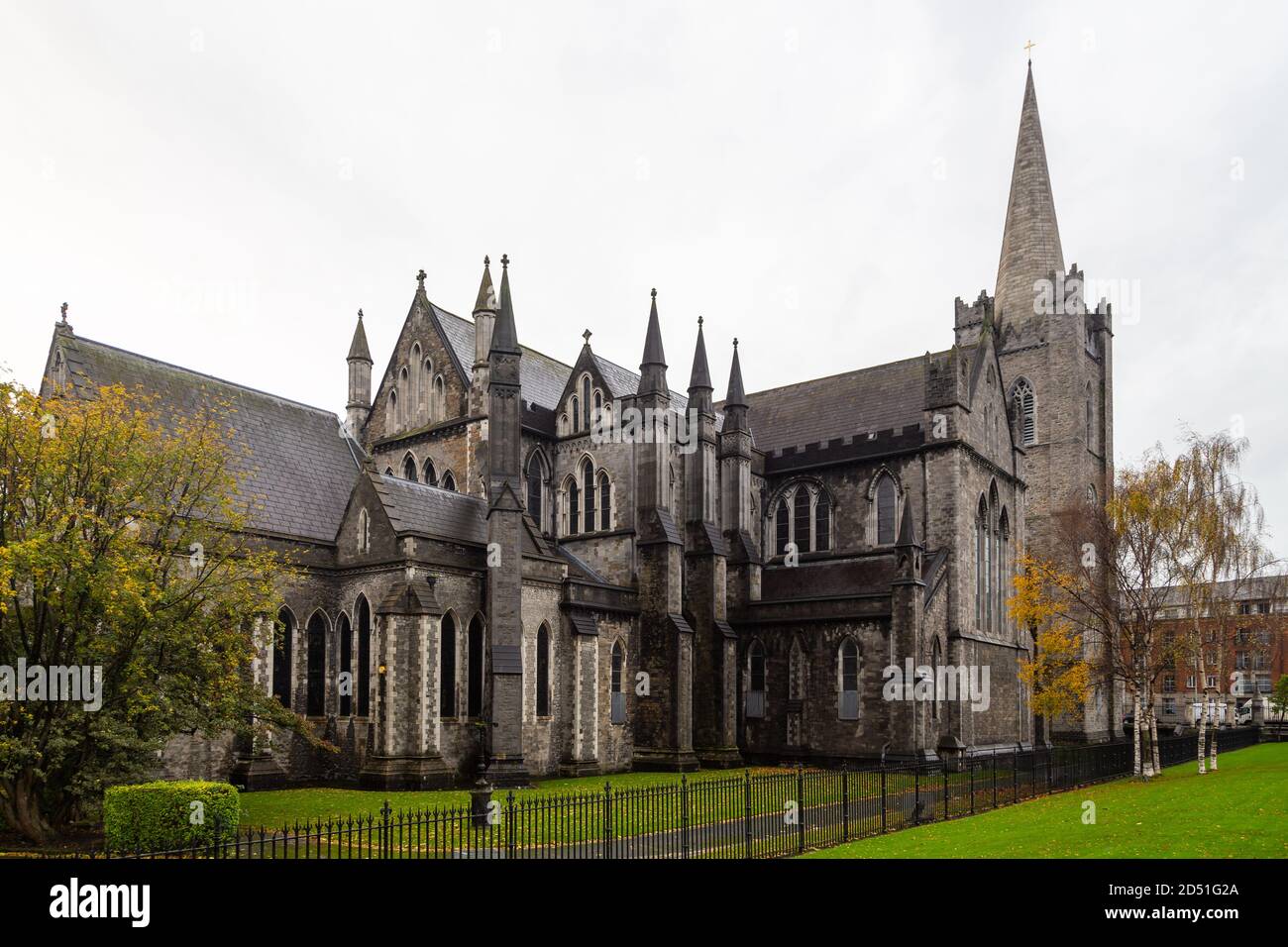 Dublino, Irlanda - 09 novembre 2015: Cattedrale di San Patrizio, la cattedrale nazionale della Chiesa d'Irlanda. Foto Stock