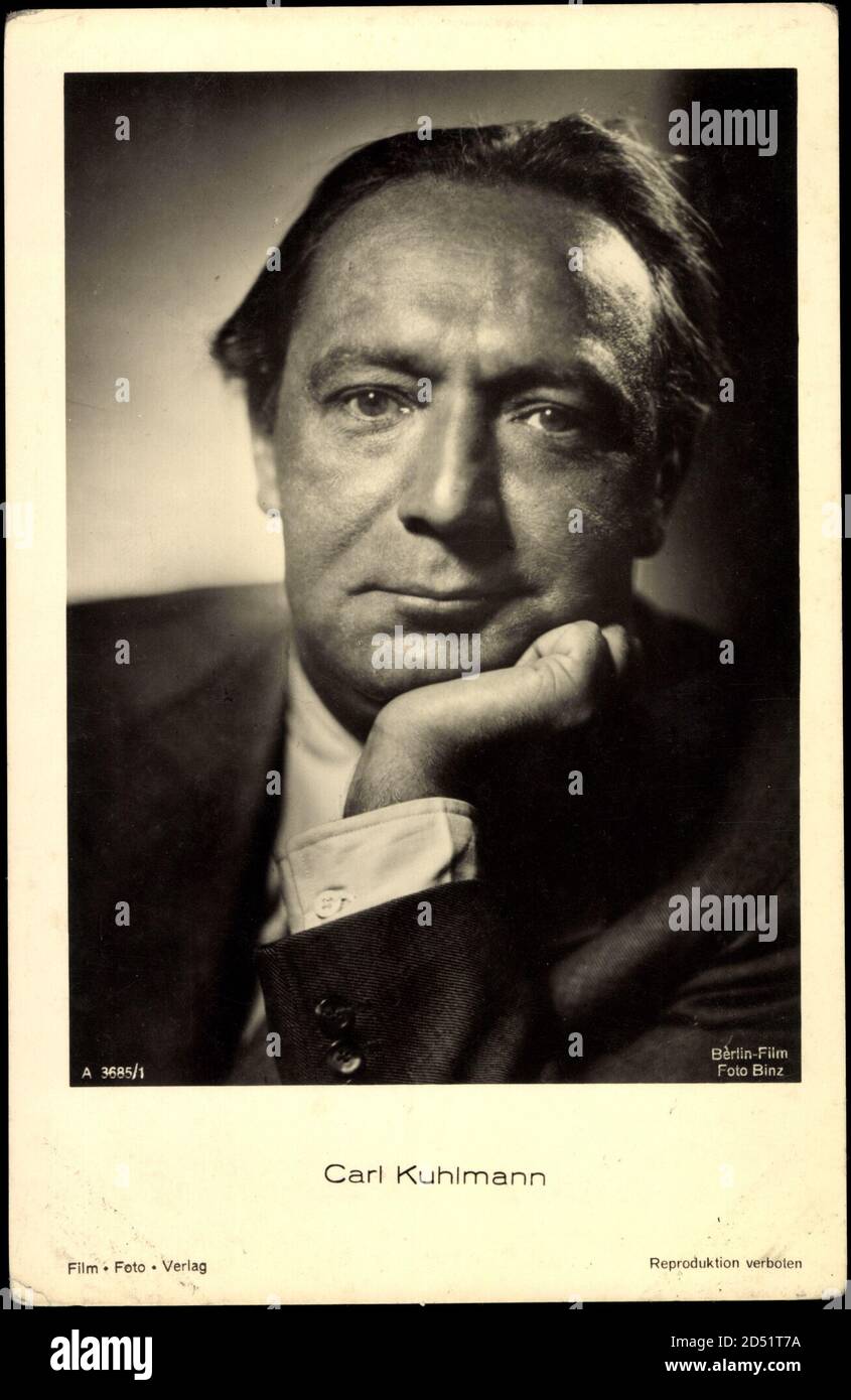 Schauspieler Carl Kuhlmann, Berlino Film A 3685 1 | utilizzo in tutto il mondo Foto Stock
