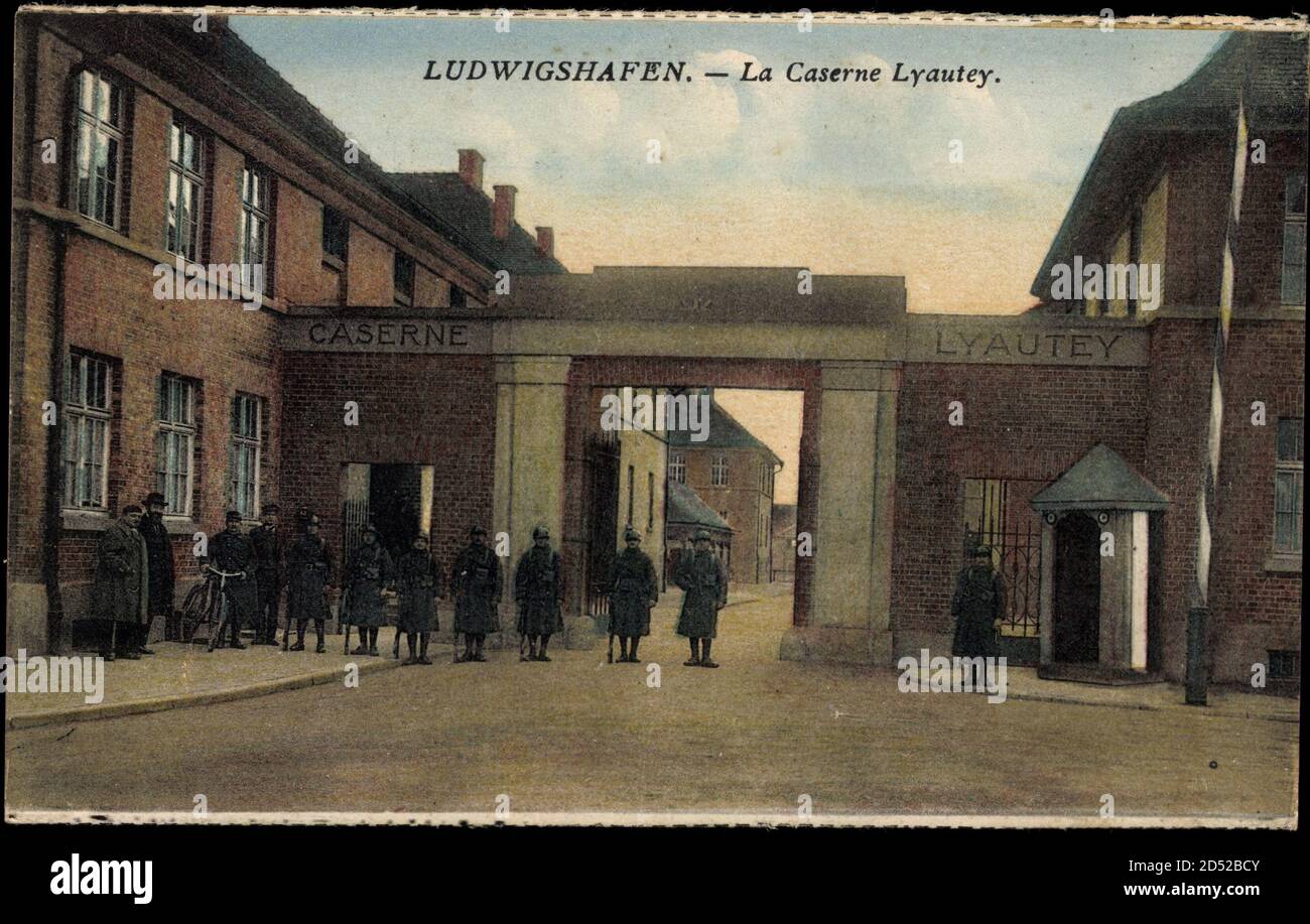 Ludwigshafen am Rhein, la Caserne Lyautey, Soldaten | utilizzo in tutto il mondo Foto Stock