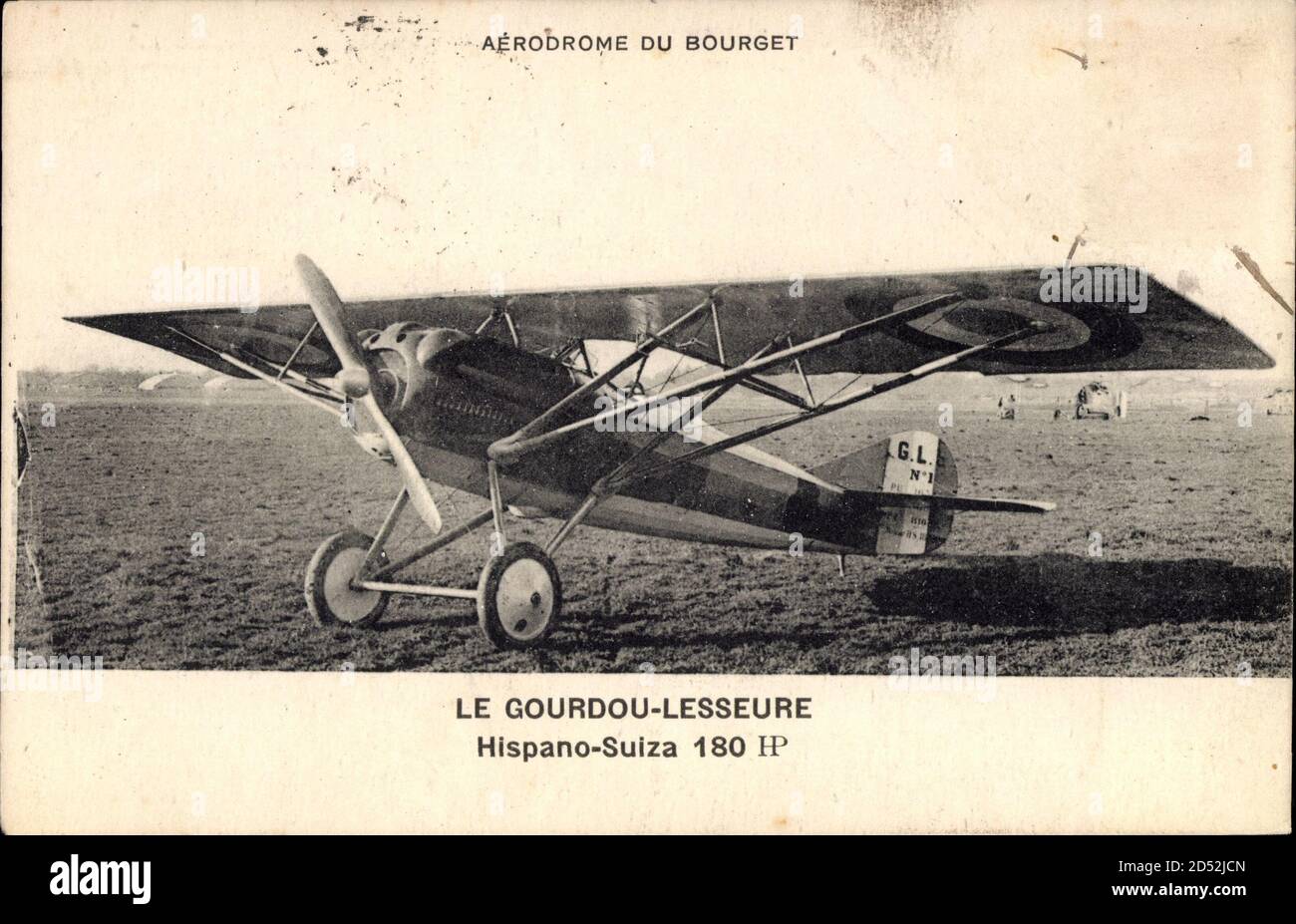 Le Gourdou Lesseure, Hispano Suiza 180 HP, Aérodrome du Bourget | utilizzo in tutto il mondo Foto Stock