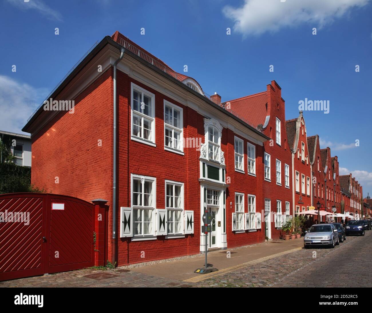 Mittelstrasse (Centre Street) nel quartiere olandese di Potsdam. Stato Brandeburgo. Germania Foto Stock